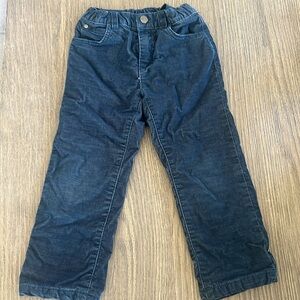 Jacadi adjustable waist velvet pants